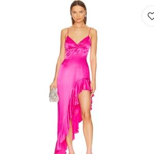 NWT Hot Pink Ember Bardot Dress